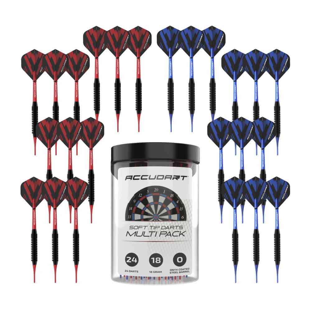 Soft Tip 24 Dart Multi-Pack