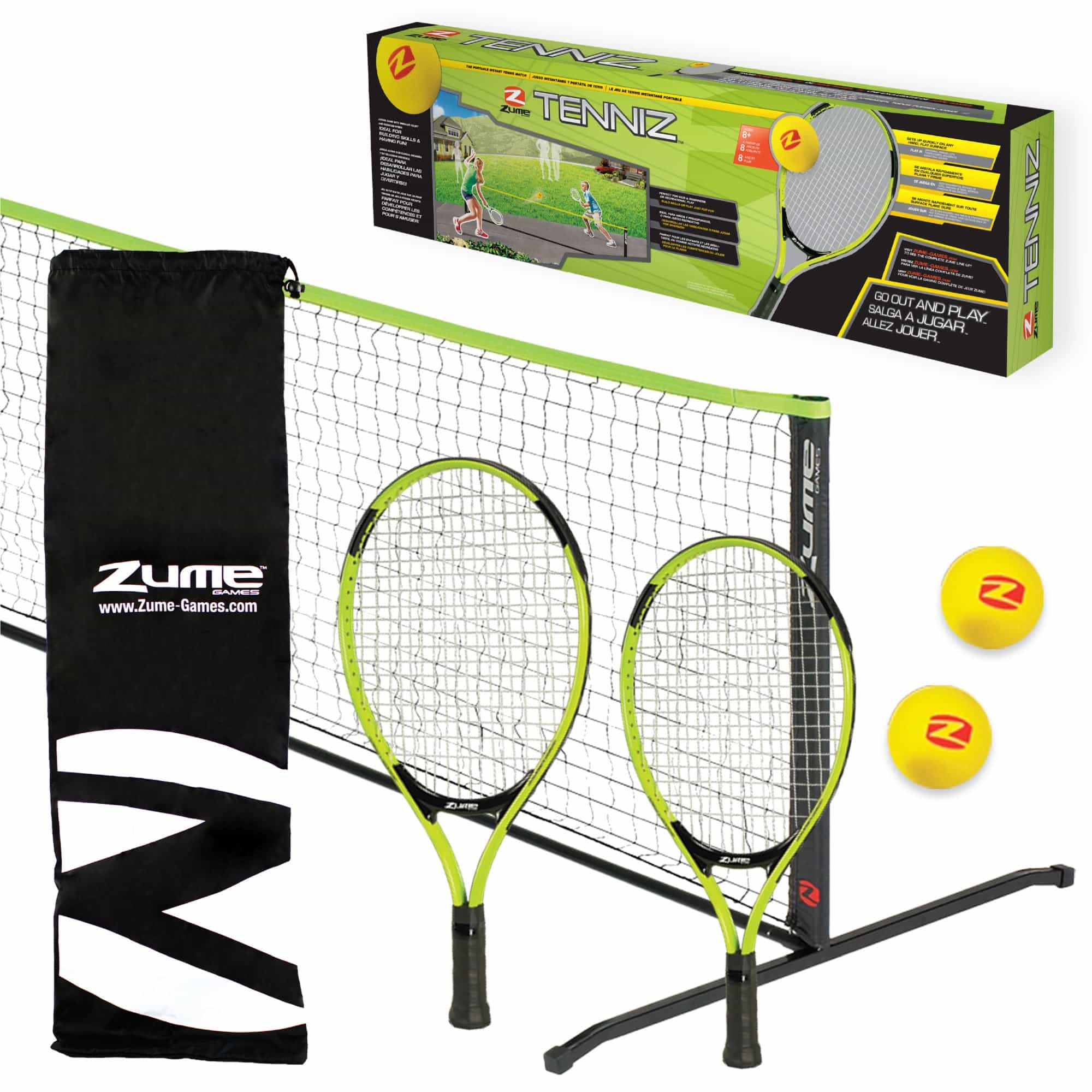 Zume Games Portable Tennis Set