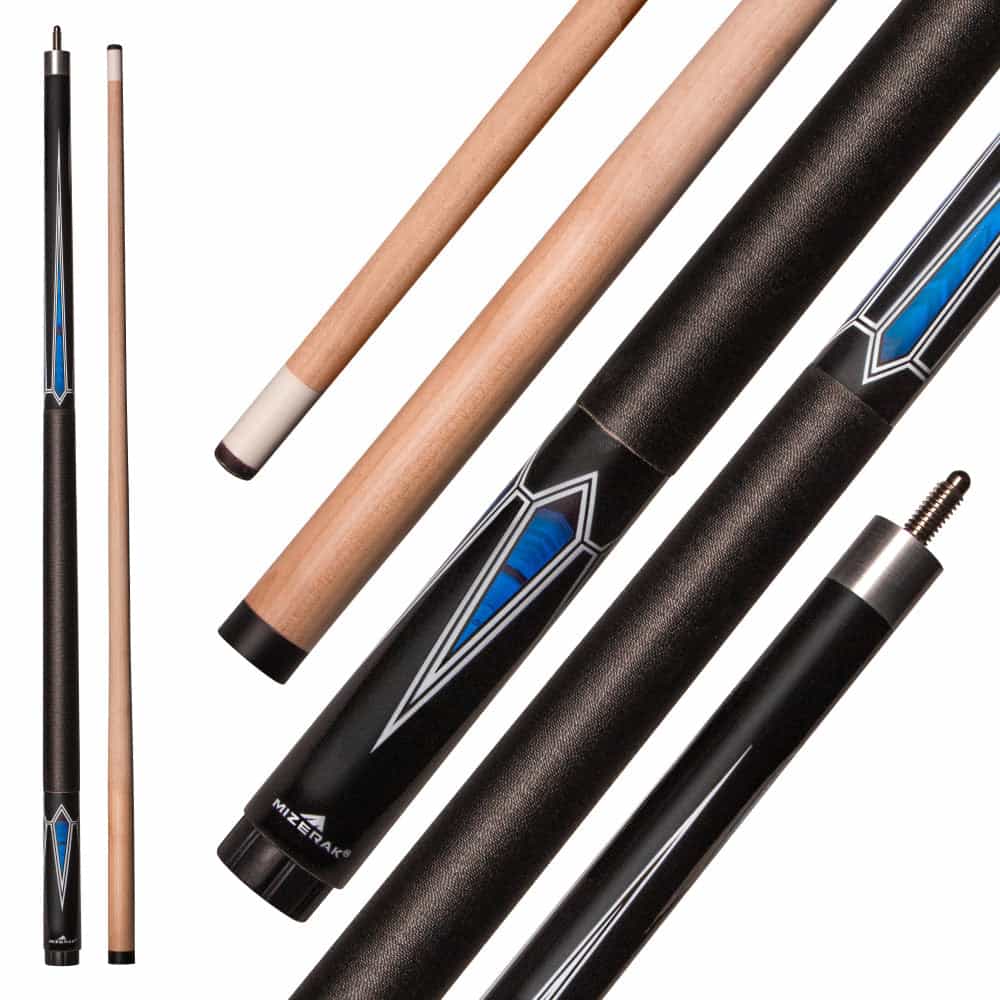 Mizerak 57" Deluxe Two-Piece Hardwood Cue