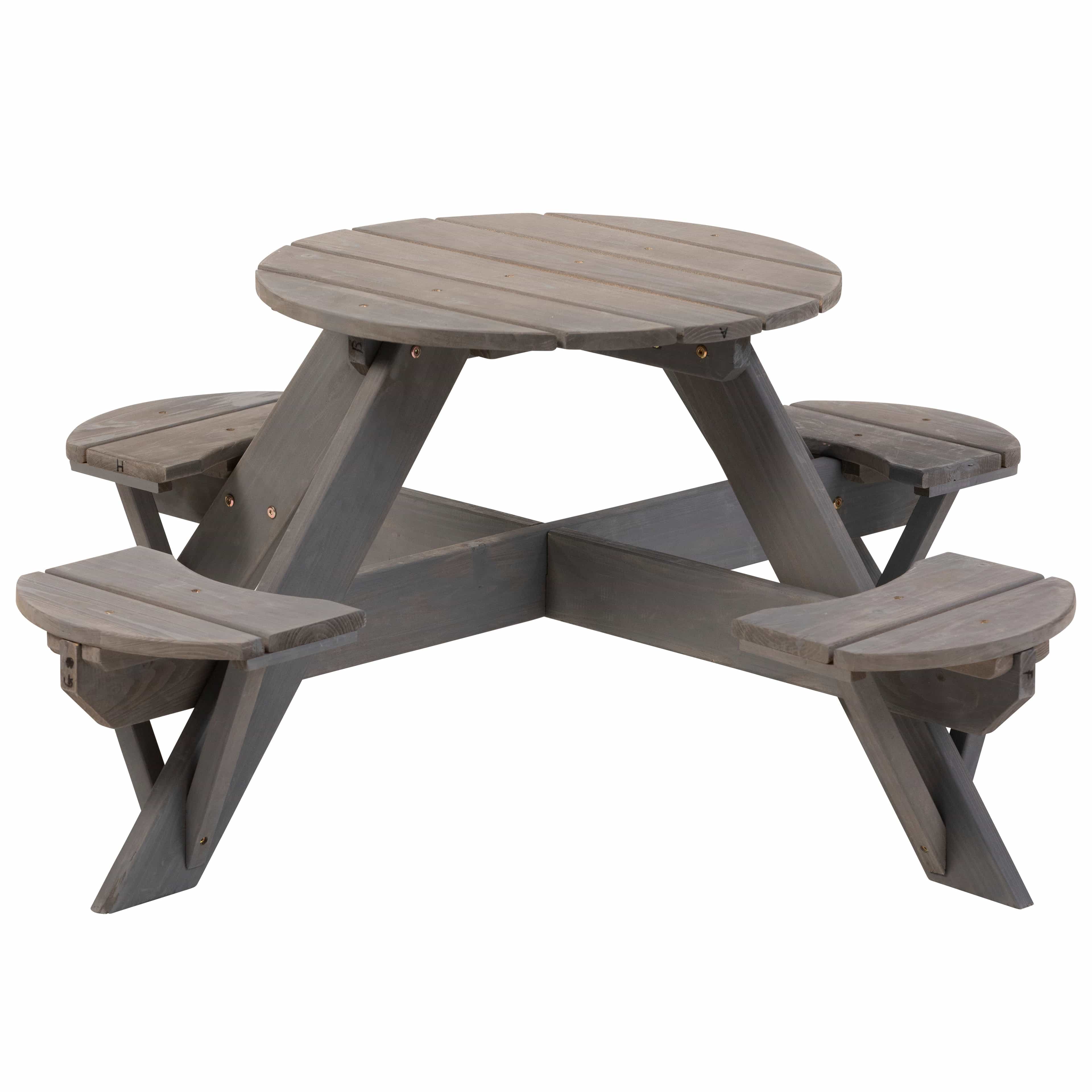 Circular Cedar Kids Picnic Table