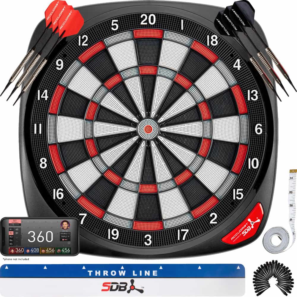 Soft Tip Smart Electronic Dartboard With Online Game Play
