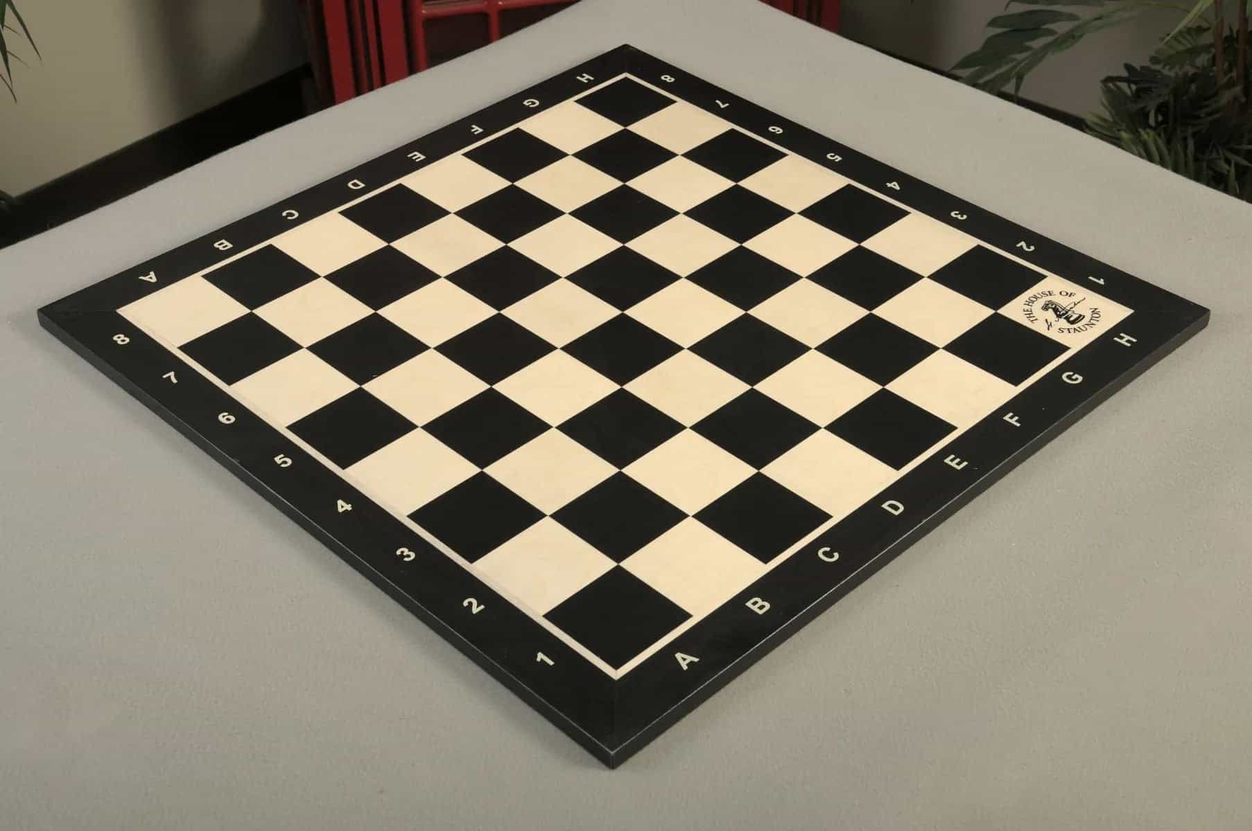 Blackwood And Maple Wooden Tournament Chess Board