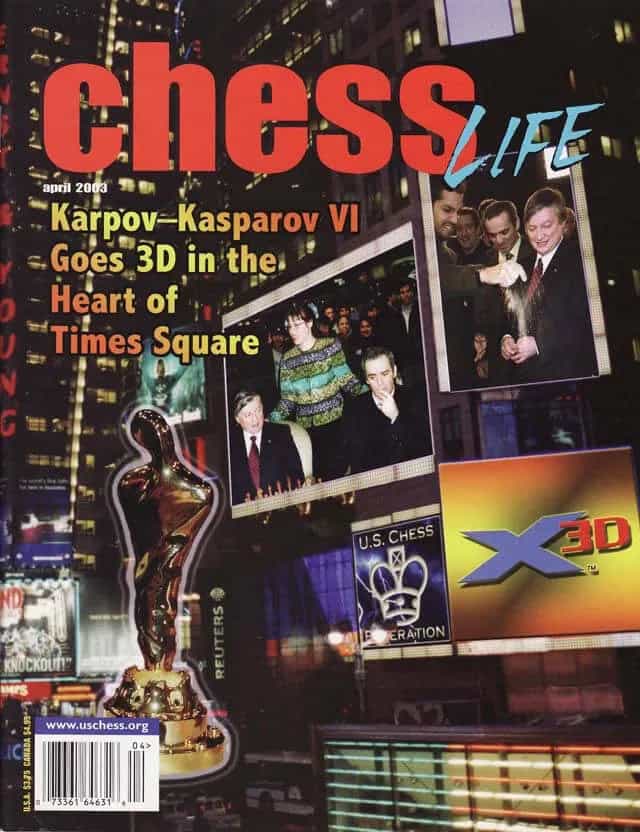 Clearance - Chess Life Magazine - April 2003 Issue