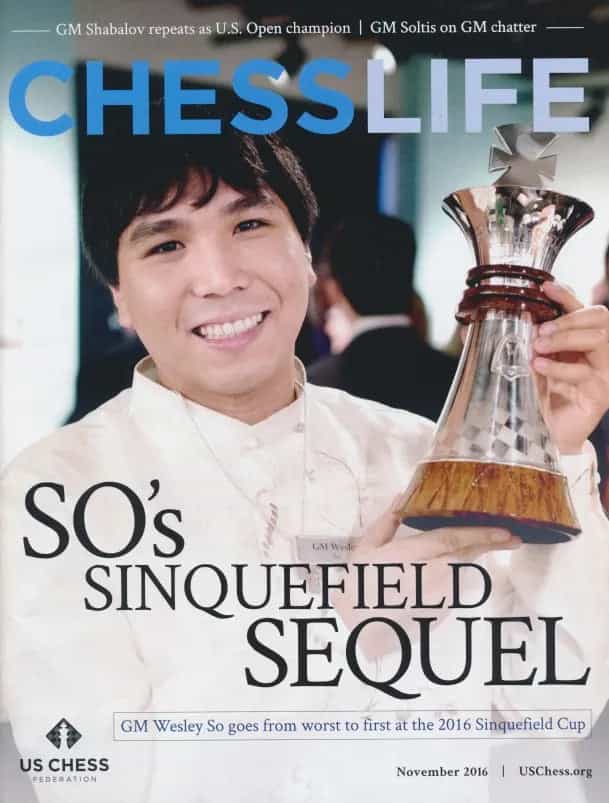 Clearance - Chess Life Magazine - November 2016 Issue