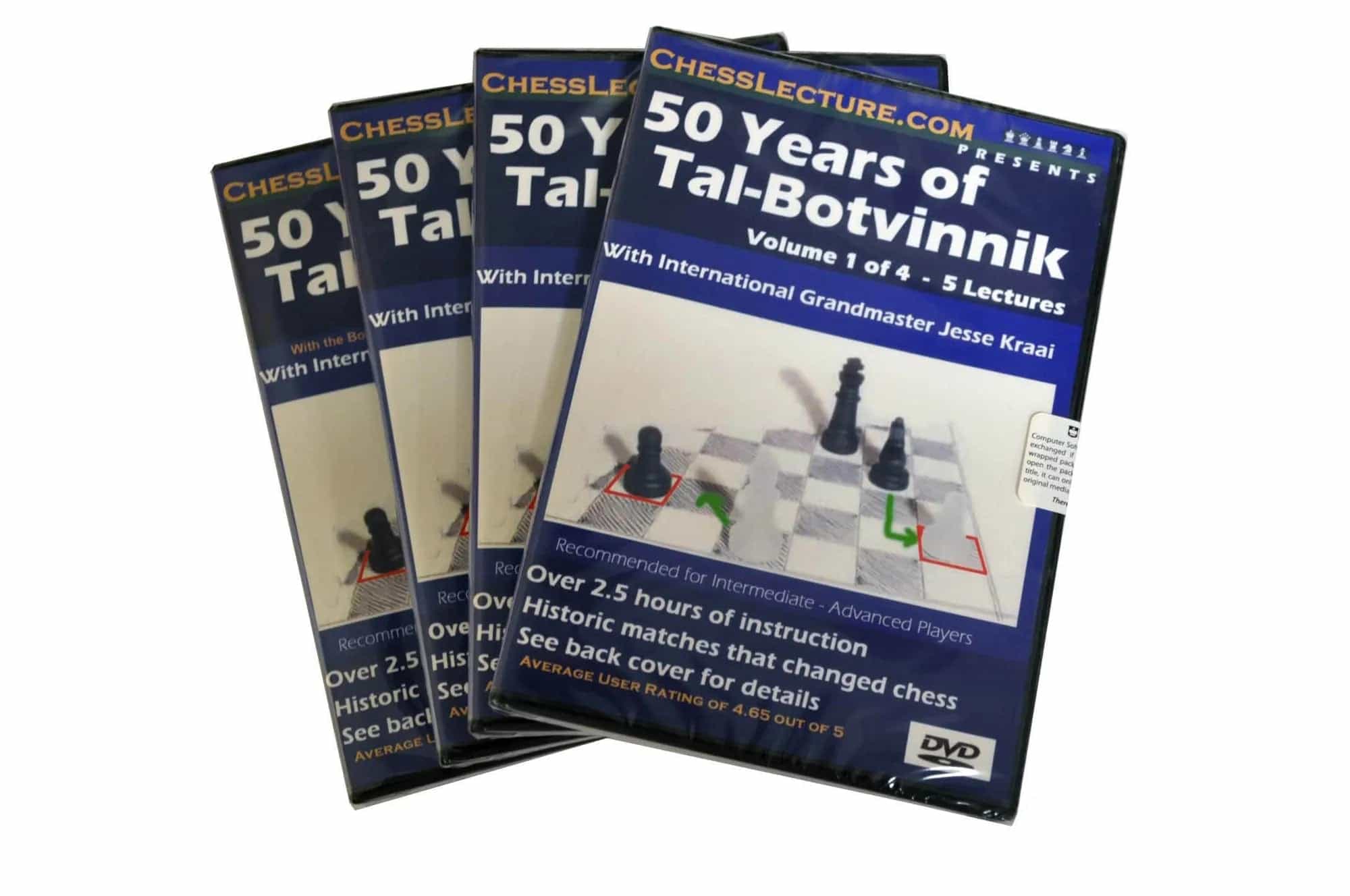 50 Years Of Tal-Botvinnik - 4 Dvd's - Chess Lecture - Volume 24