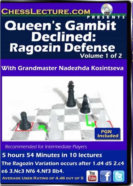 Queen's Gambit Declined - Ragozin Defense - 2 Dvds - Chess Lecture - Volume 148