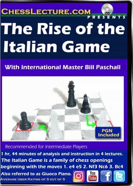 The Rise Of The Italian Game - Chess Lecture - Volume 179