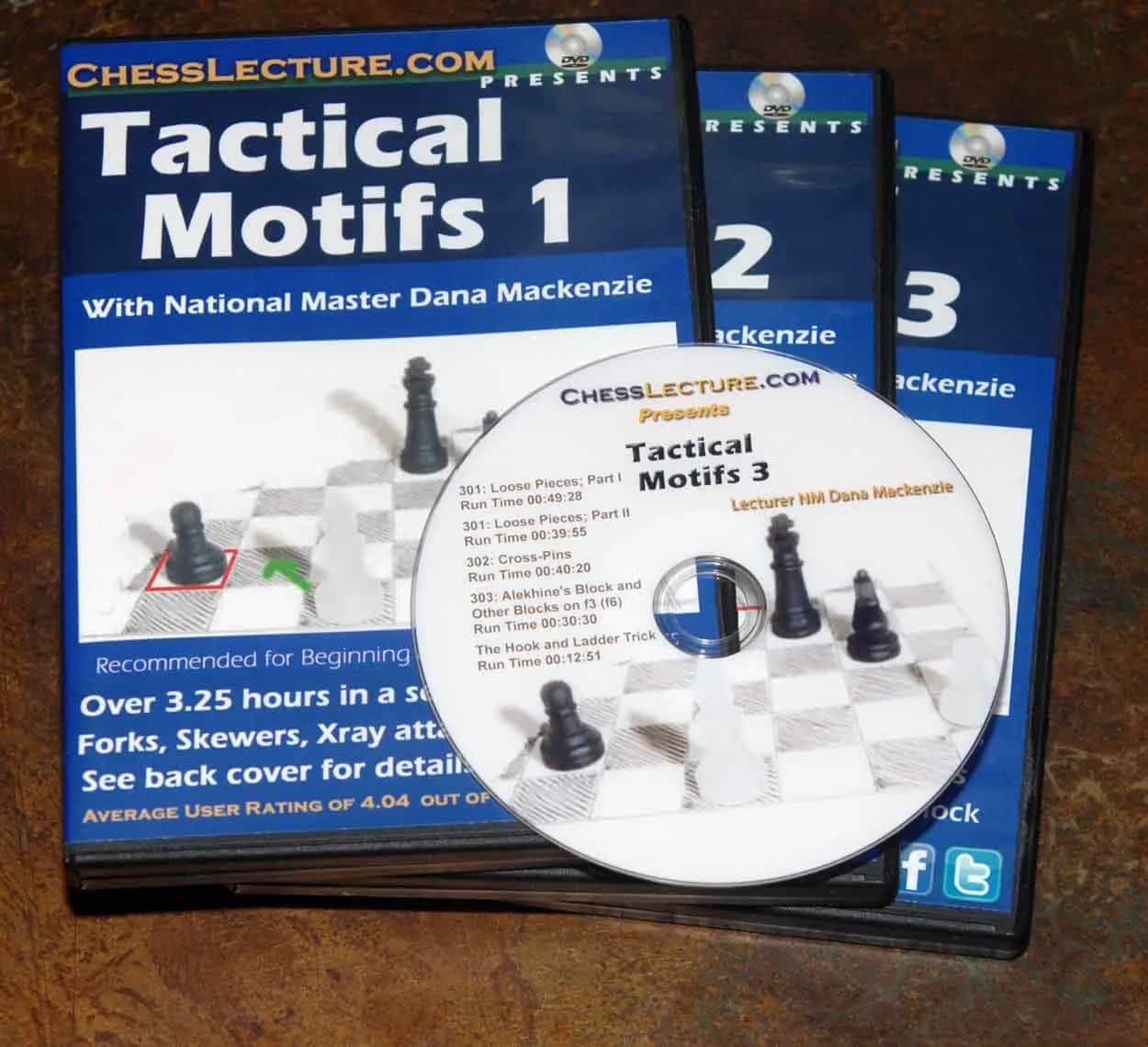 Tactical Motifs - Complete Set - 3 Dvds - Chess Lecture