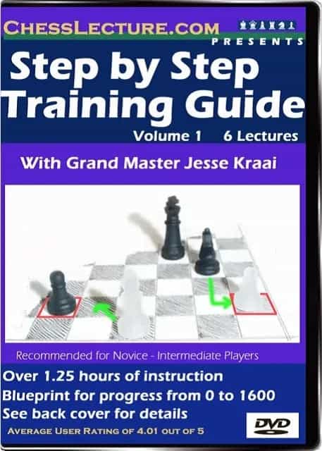 E-Dvd Step By Step Training Guide - In 5 Steps, Beginner To 1600 - Chess Lecture - Volume 2