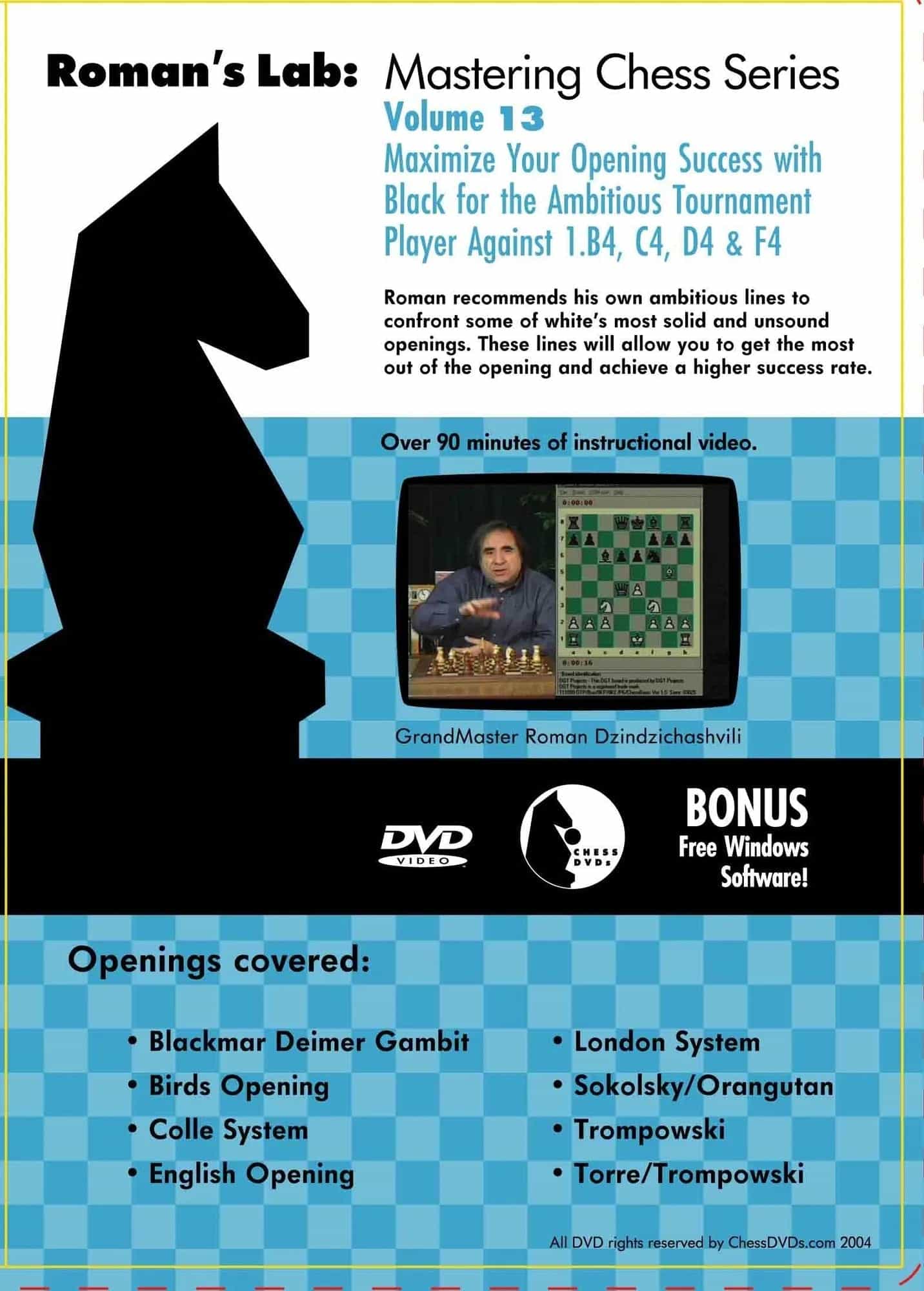 E-Dvd Roman's Lab - Volume 13 - Maximize Your Opening Success With Black For The Ambitious Tournament Player