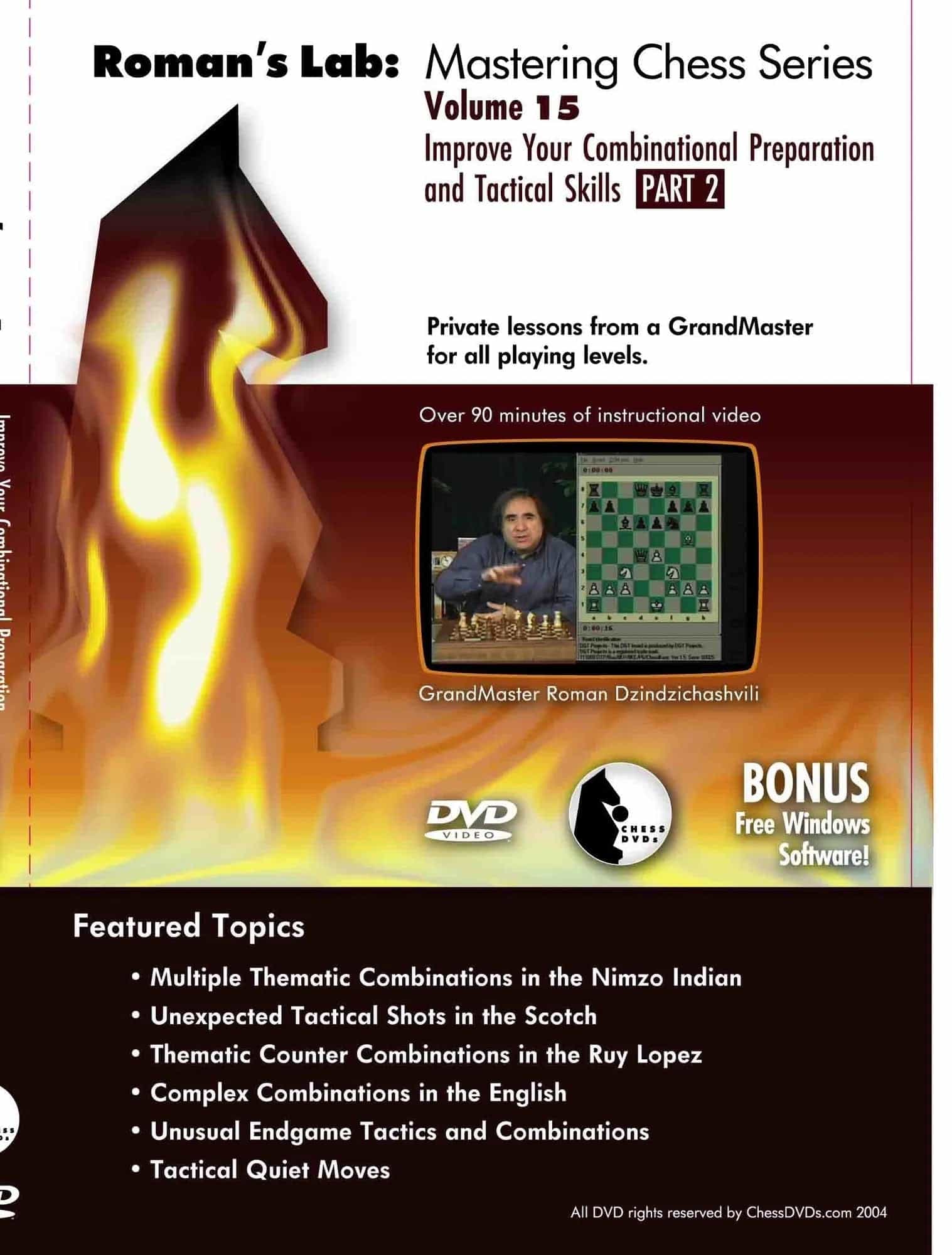 E-Dvd Roman's Lab - Volume 15 - Improve Your Combinational Preparation And Tactical Skills - Part 2