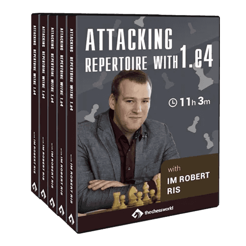 E-Dvd Attacking Repertoire With 1.E4 By Im Robert Ris
