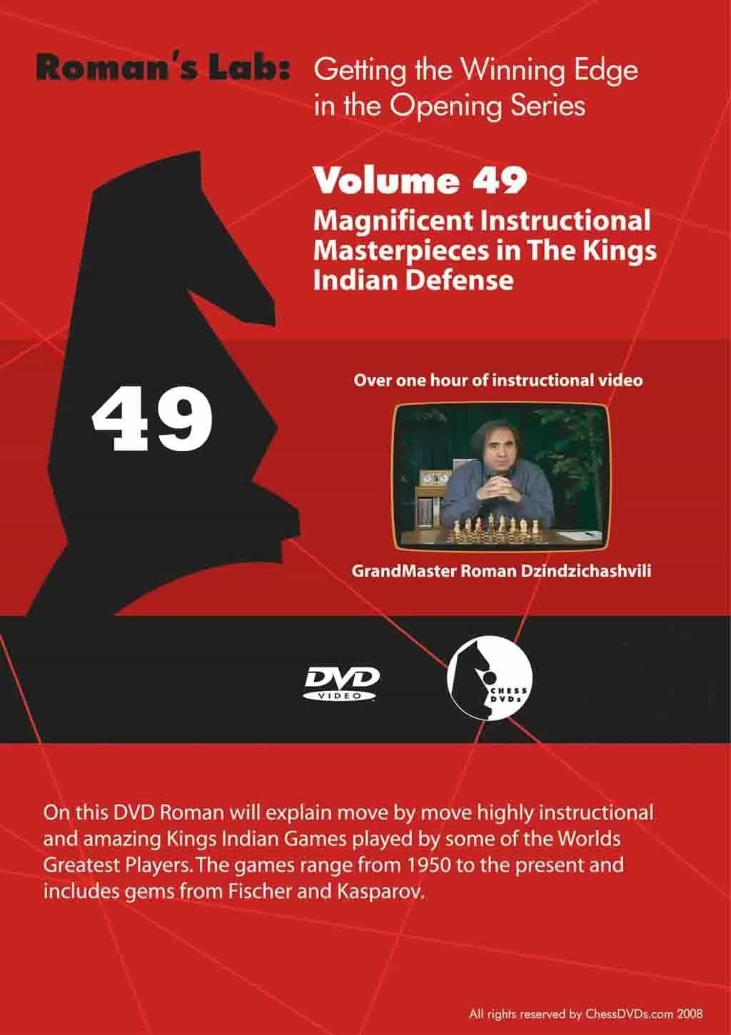 E-Dvd Roman's Lab - Volume 49 - Magnificent Instructional Masterpieces In The King's Indian Defense