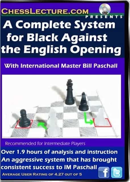 E-Dvd A Complete System For Black Against The English Opening - Chess Lecture - Volume 65
