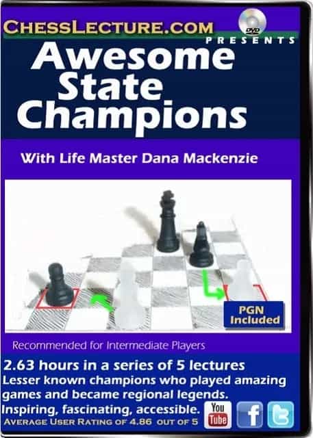 E-Dvd Awesome State Champions - Chess Lecture - Volume 86