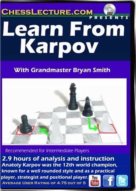 E-Dvd Learn From Karpov - Chess Lecture - Volume 93