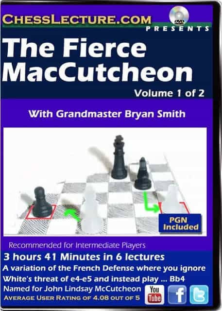 E-Dvd The Fierce Mccutcheon - 2 Dvds - Chess Lecture - Volume 147