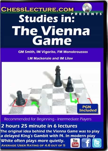 E-Dvd Studies In The Vienna Game - Chess Lecture - Volume 150