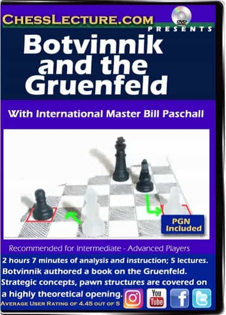 E-Dvd Botvinnik And The Gruenfeld - Chess Lecture - Volume 167