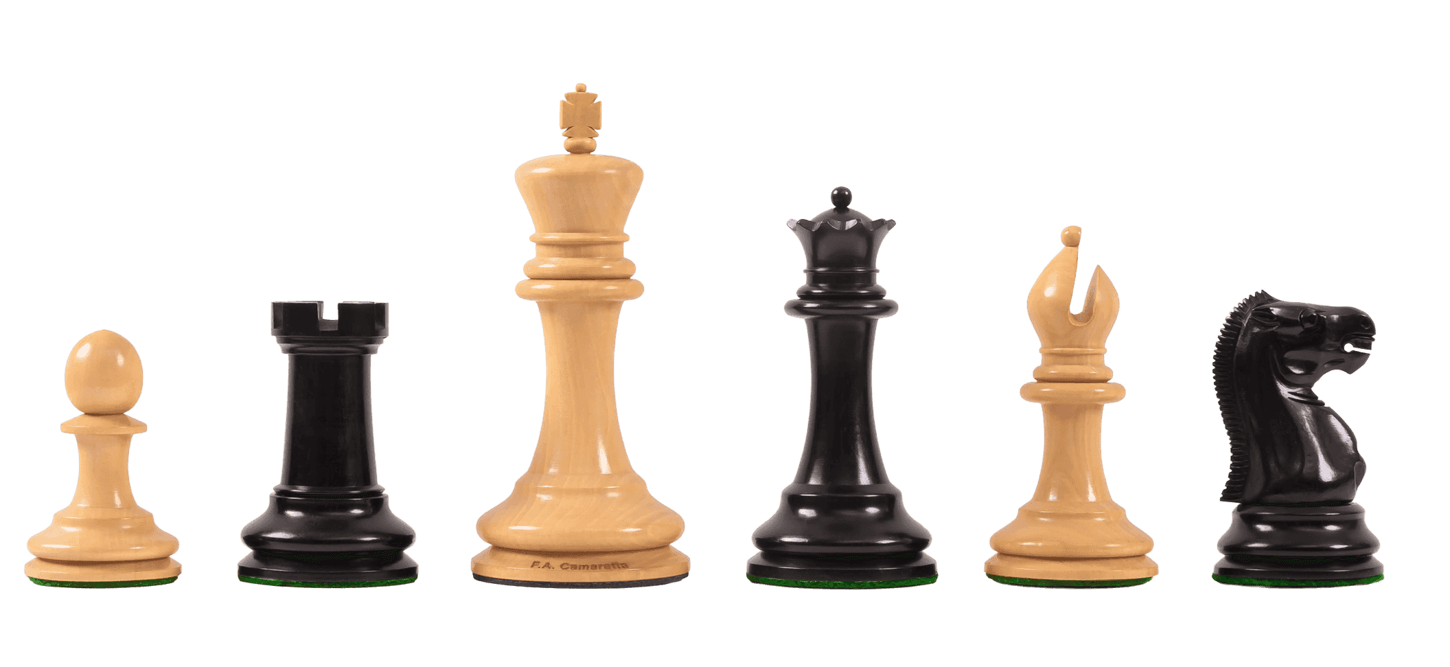 The Zukertort Luxury Chess Pieces - 4.4" King - From The Camaratta Collection