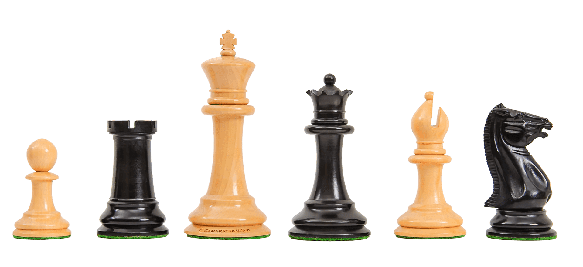 The Morphy Series Luxury Chess Pieces - 4.4" King