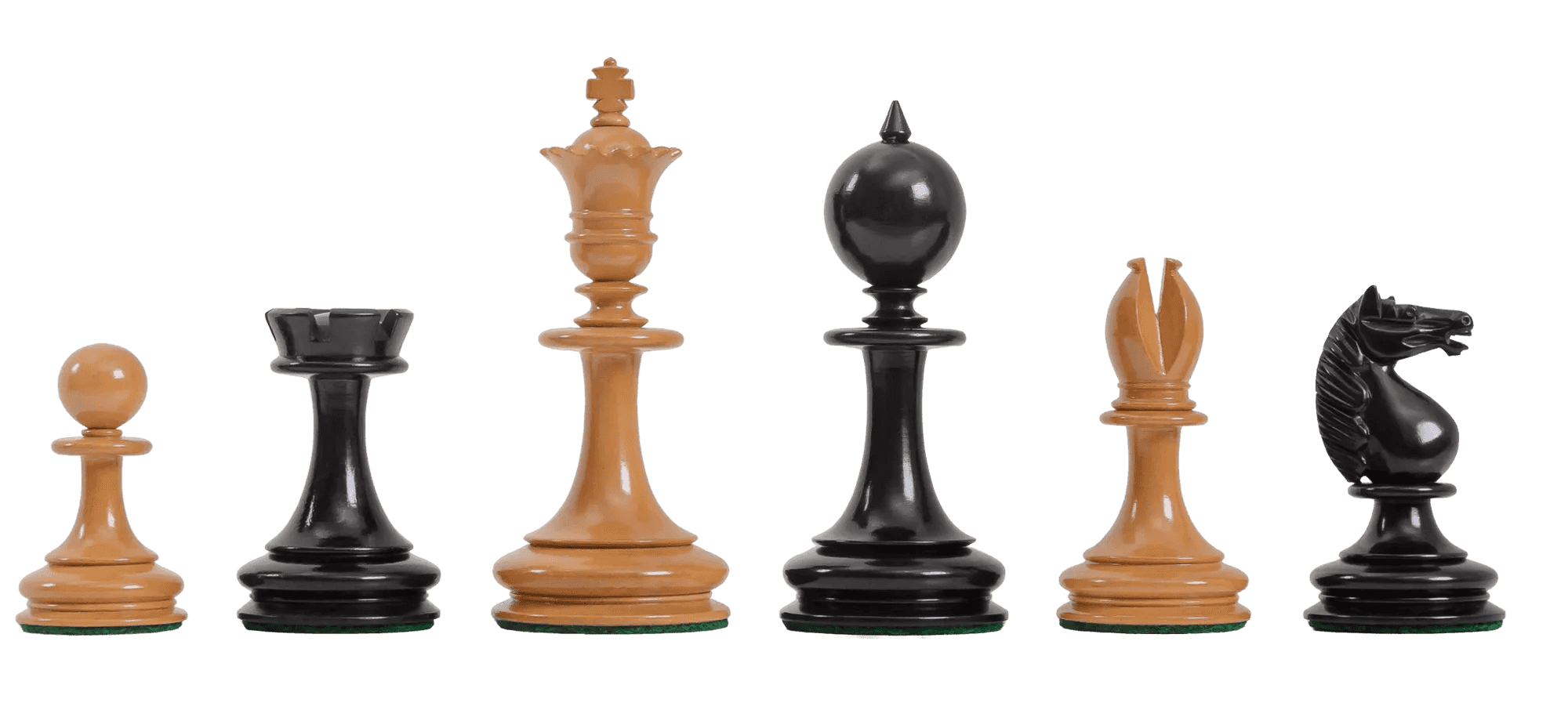 The William Hallett Series Chess Pieces - 3.5" King