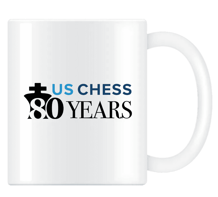 80 Years - Us Chess Federation Coffee Cup