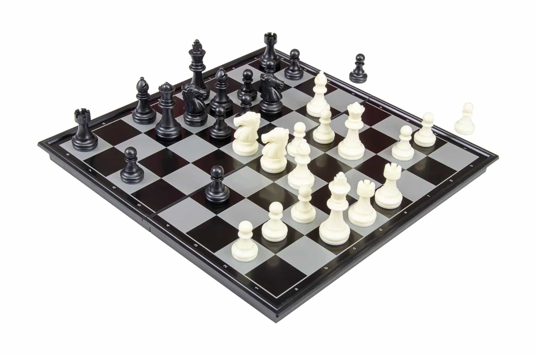 12" Magnetic Travel Chess & Checkers Set