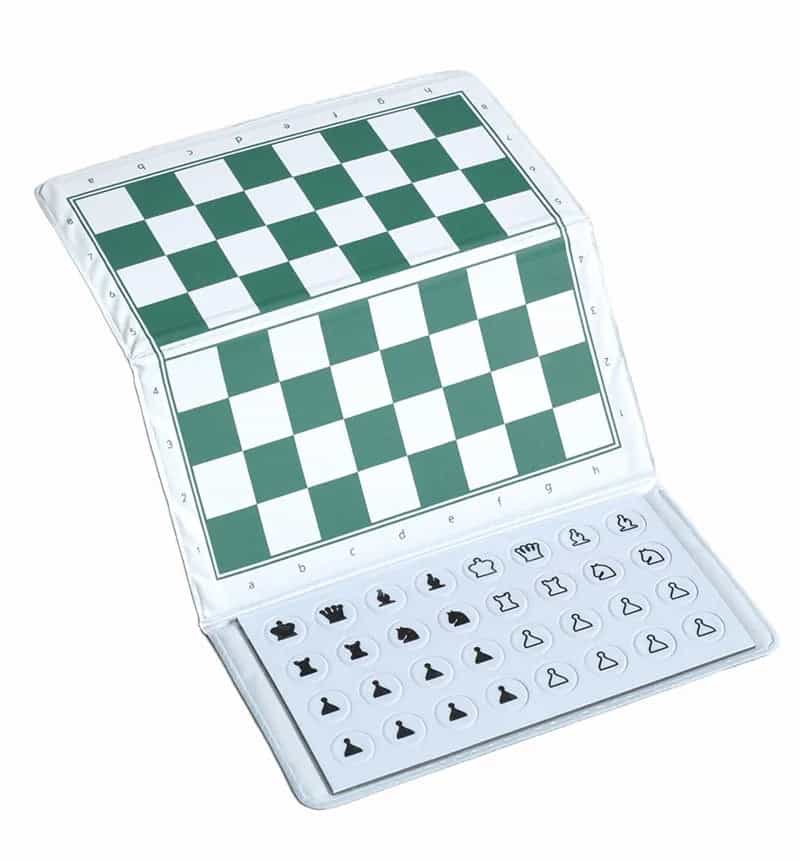 Us Chess Large Checkbook Magnetic Travel Chess Set - 9" X 9" Board