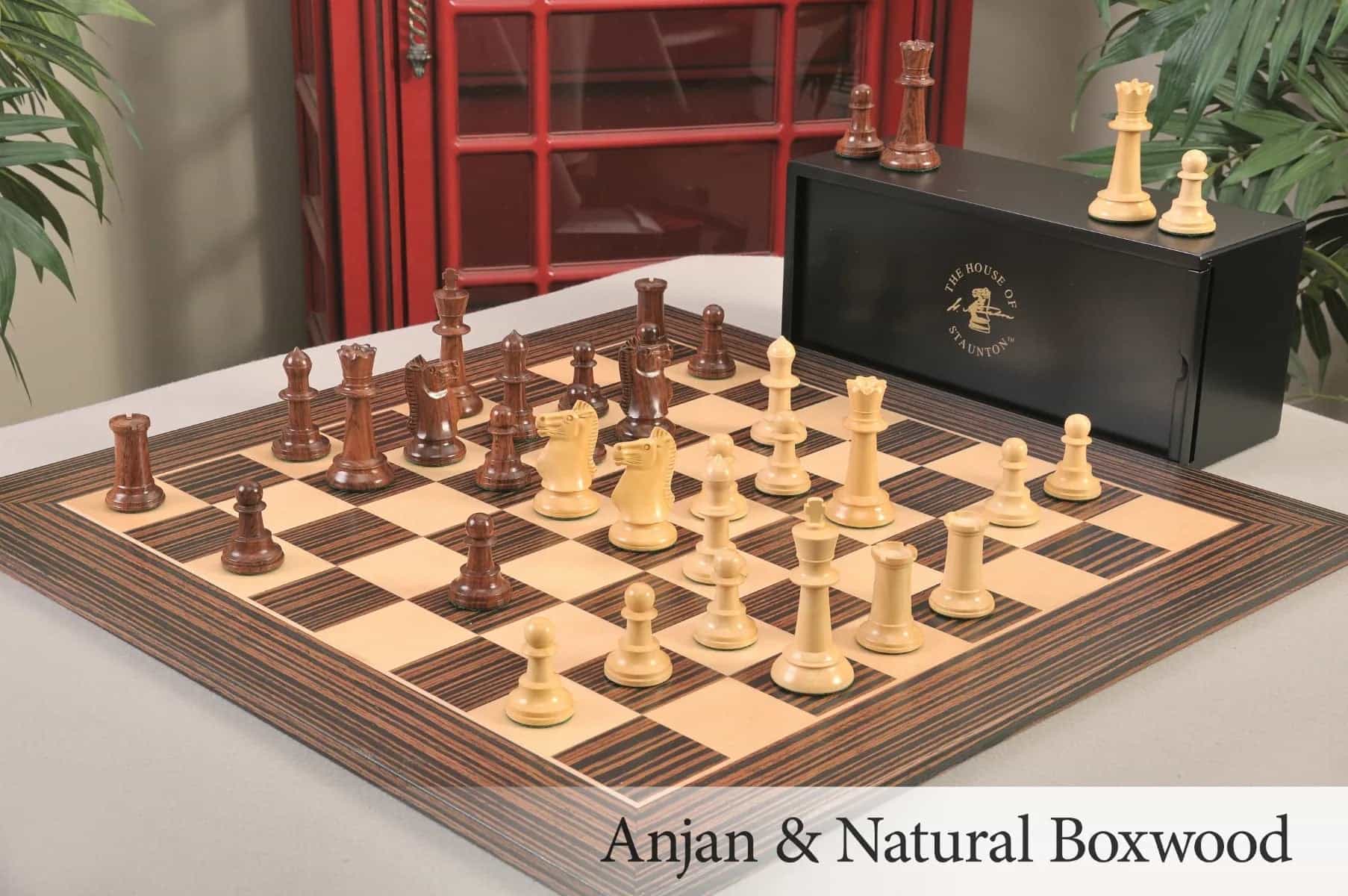 The 1962 Varna Olympiad Commemorative Chess Set, Box & Board Combination