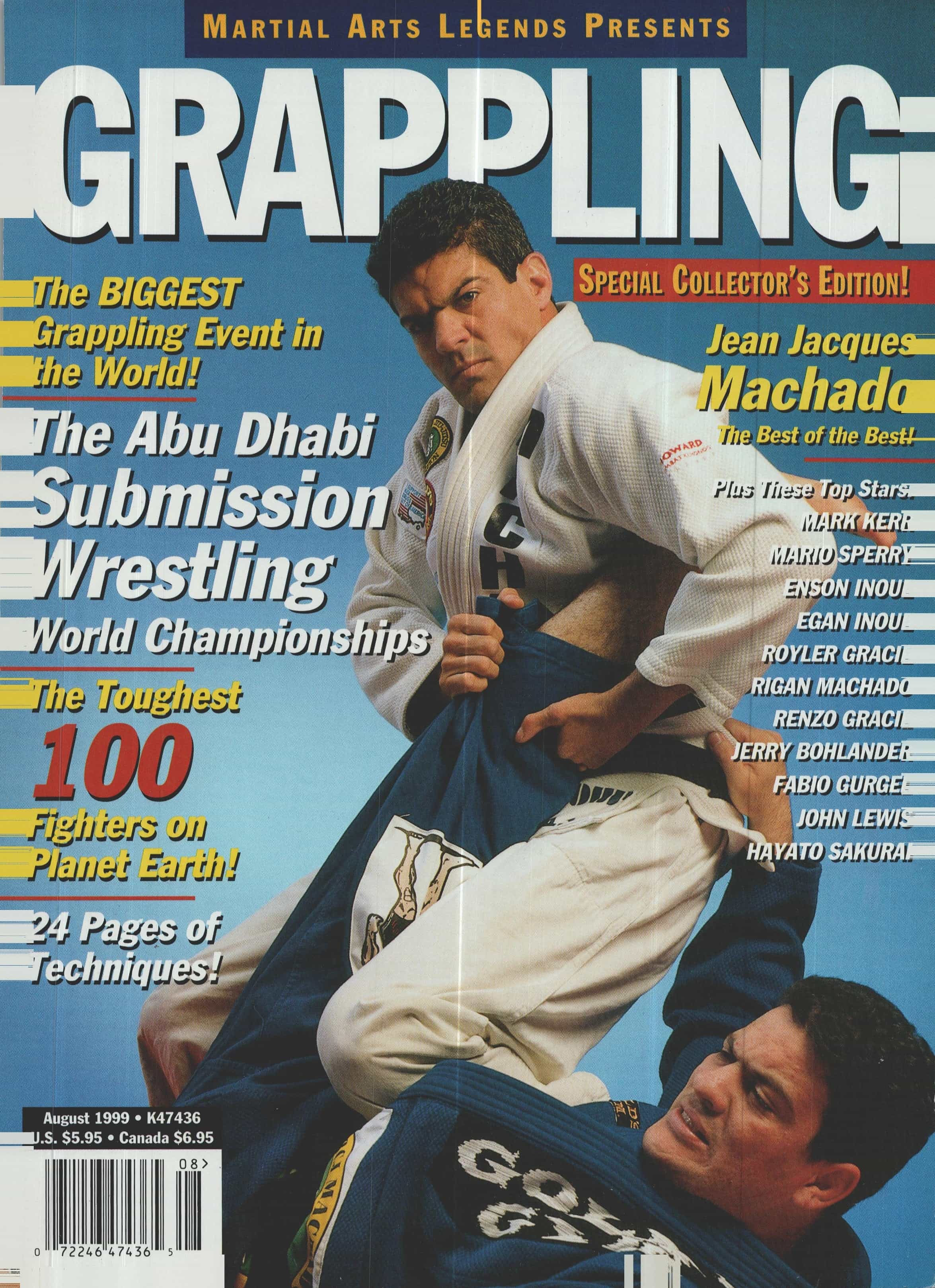 Digital Magazine Martial Arts Legends Presents Grappling August 1999