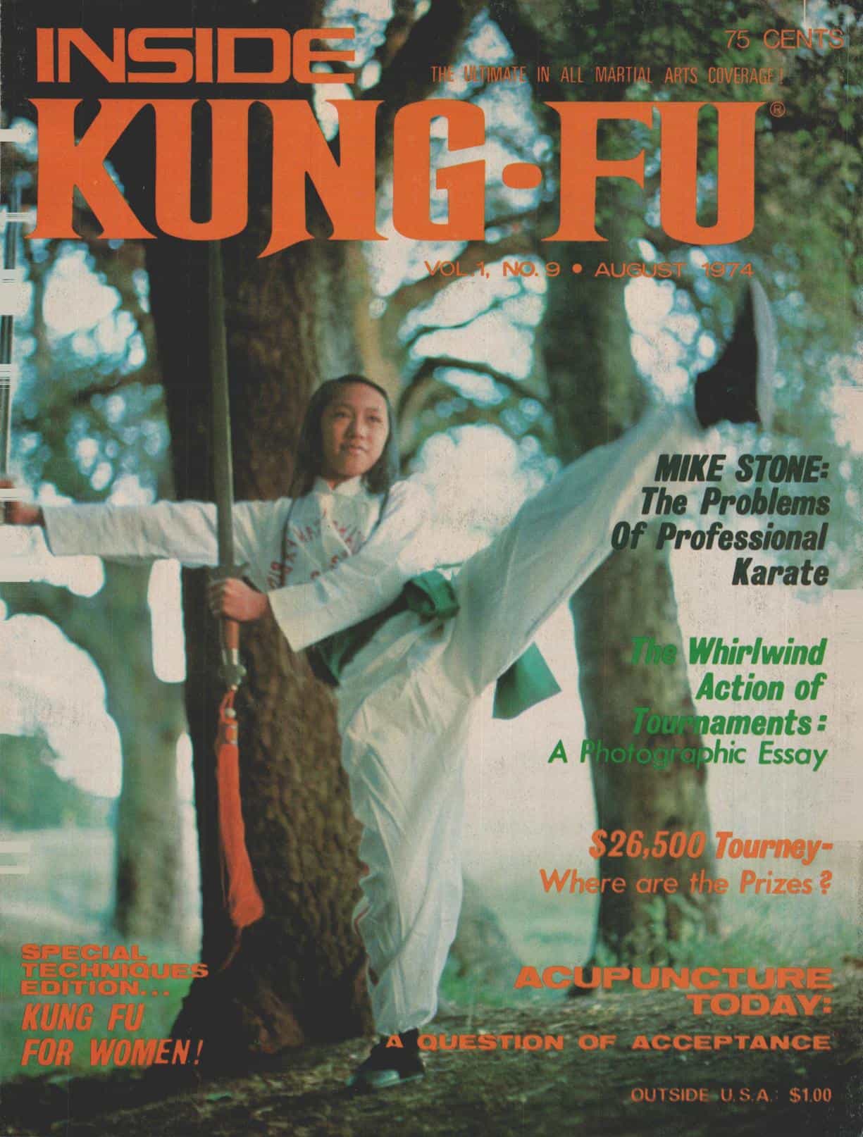 Digital Magazine Inside Kung Fu August 1974 74/08
