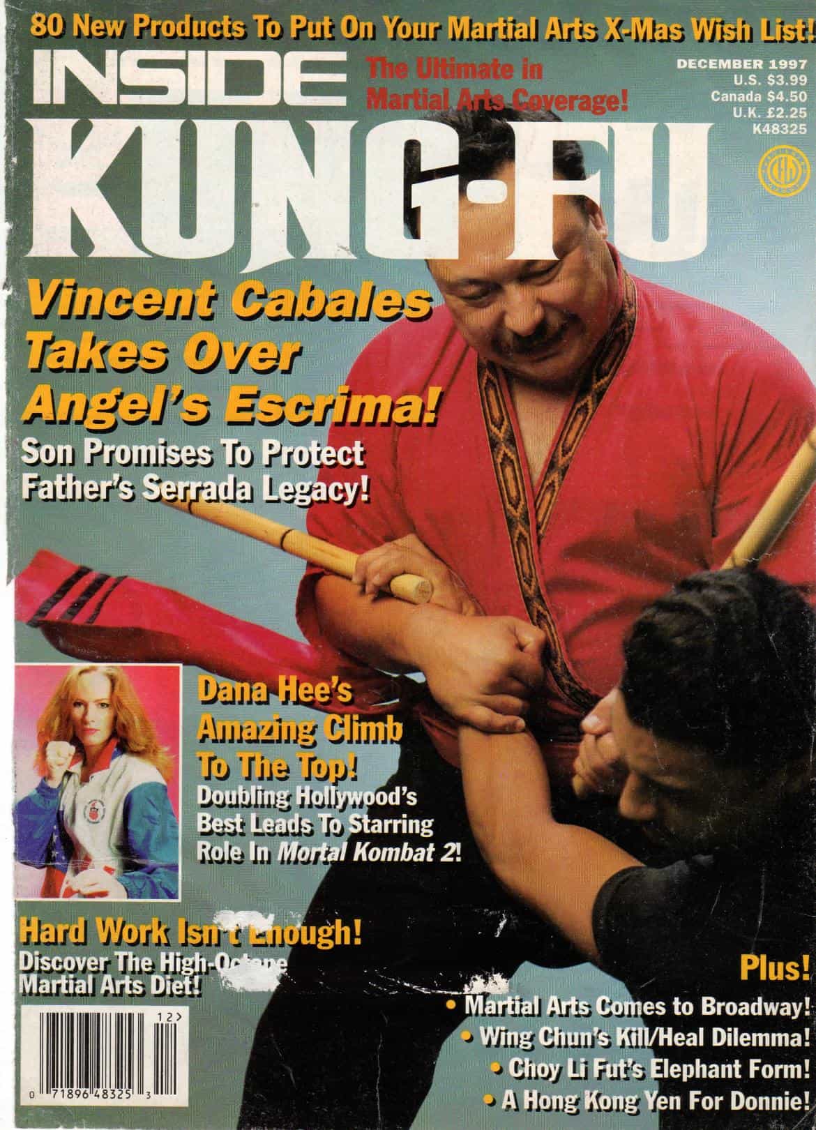 Digital Magazine Inside Kung Fu December 1997 97/12 *Collectible*