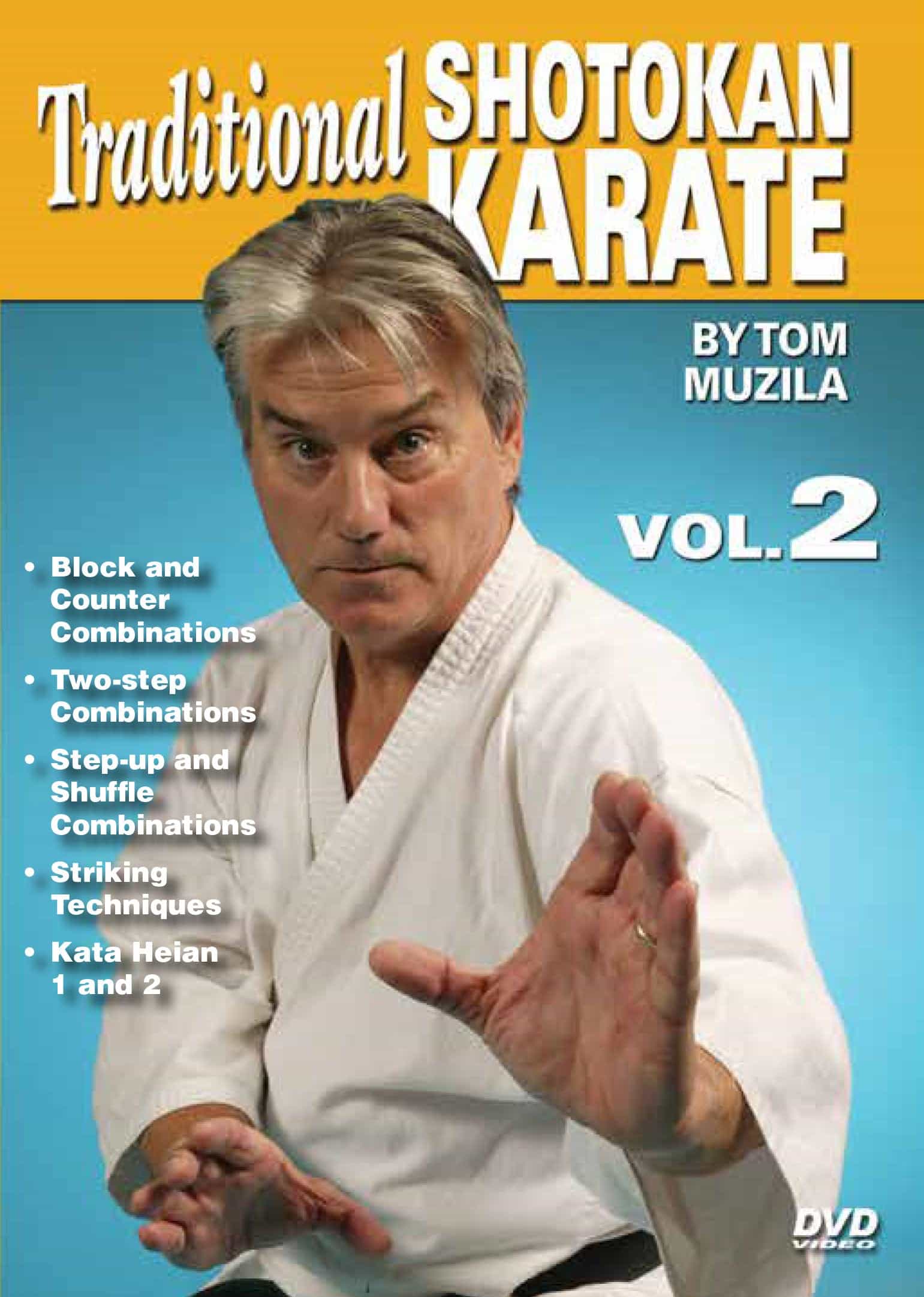 Traditional Okinawan Shotokan Karate #2 Combos, Striking, Heian Dvd Tom Muzila