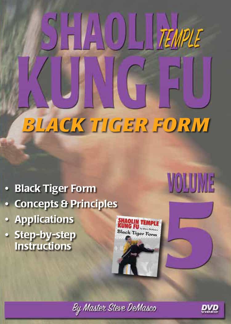 Shaolin Kung Fu #5 Dvd Steve Demasco Black Tiger Form Concepts Applications