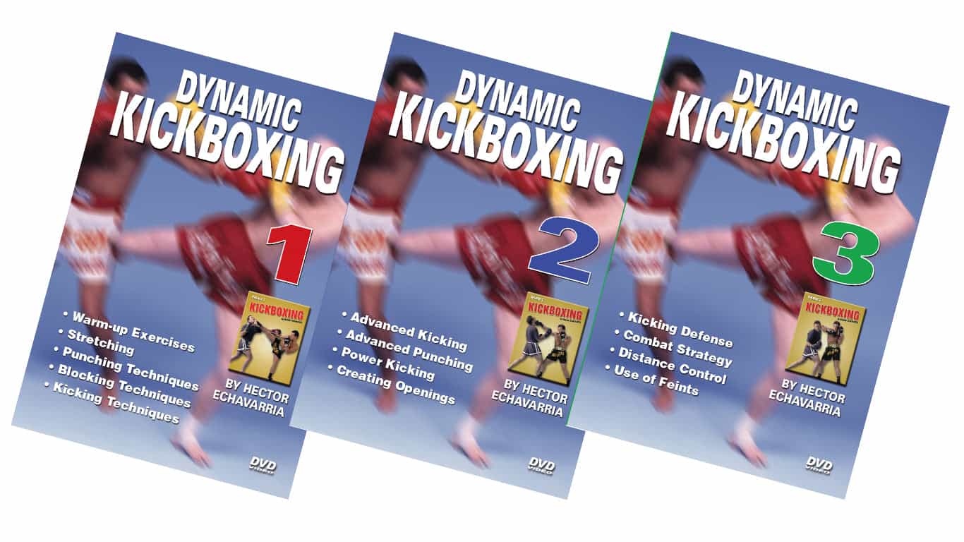 3 Dvd Set Dynamic Kickboxing - Hector Echavarria Champion Fight Techniques