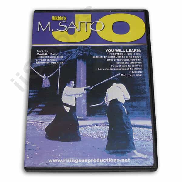 Aikido Morihito Saito - The Jo Staff Dvd B/W & Color No Sound