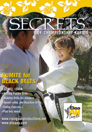 Secrets Championship Karate Kumite Black Belt Dvd Elisa Au