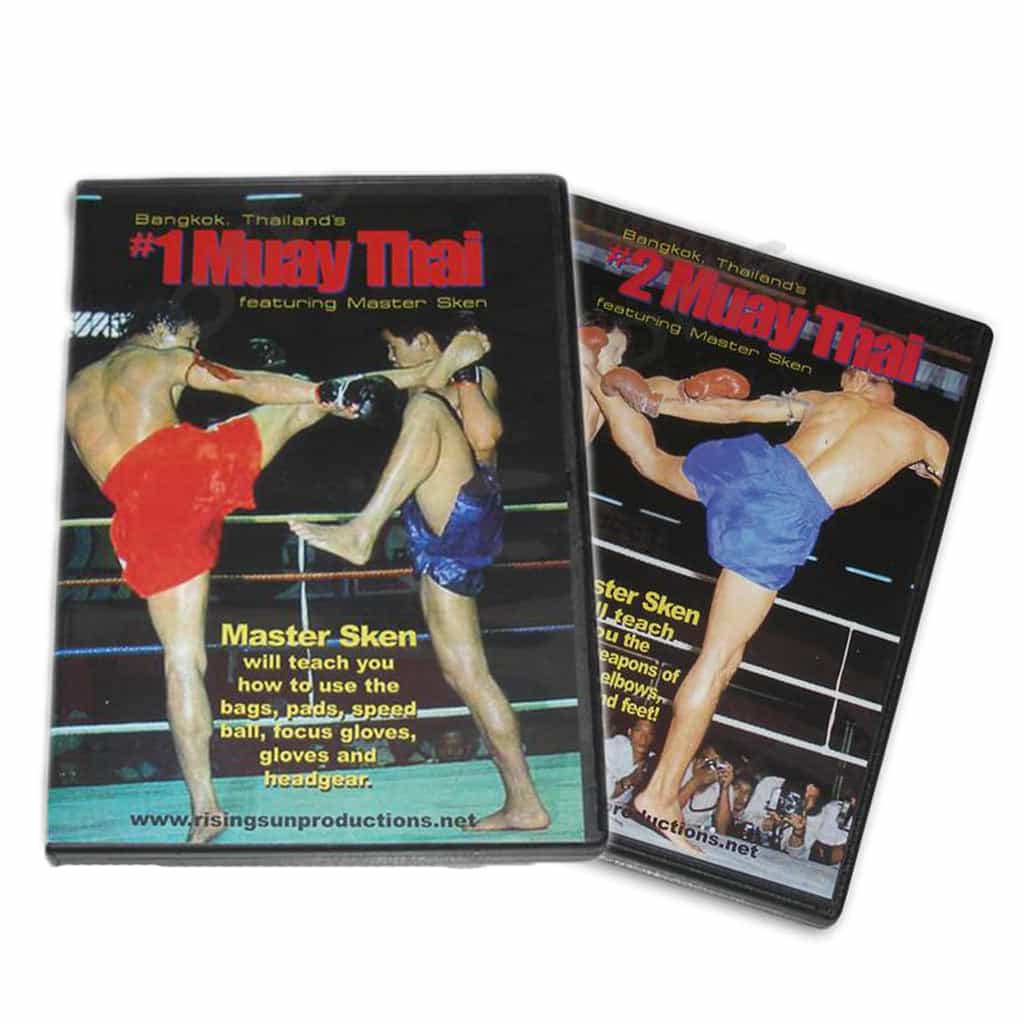 2 Dvd Set Muay Thai Kickboxing - Master Sken