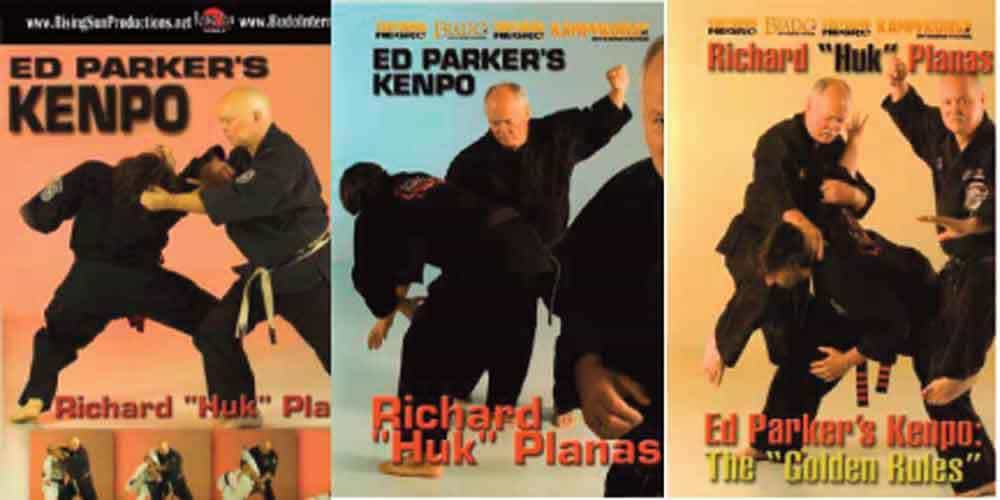 3 Dvd Set Ed Parker American Kenpo Karate By Huk Planas