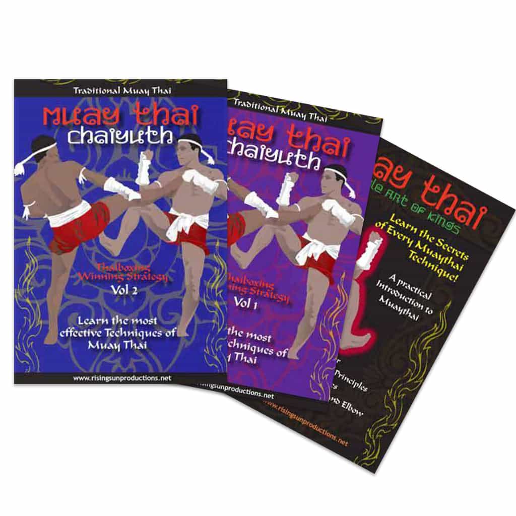 3 Dvd Set Muay Thai Kickboxing Martial Arts
