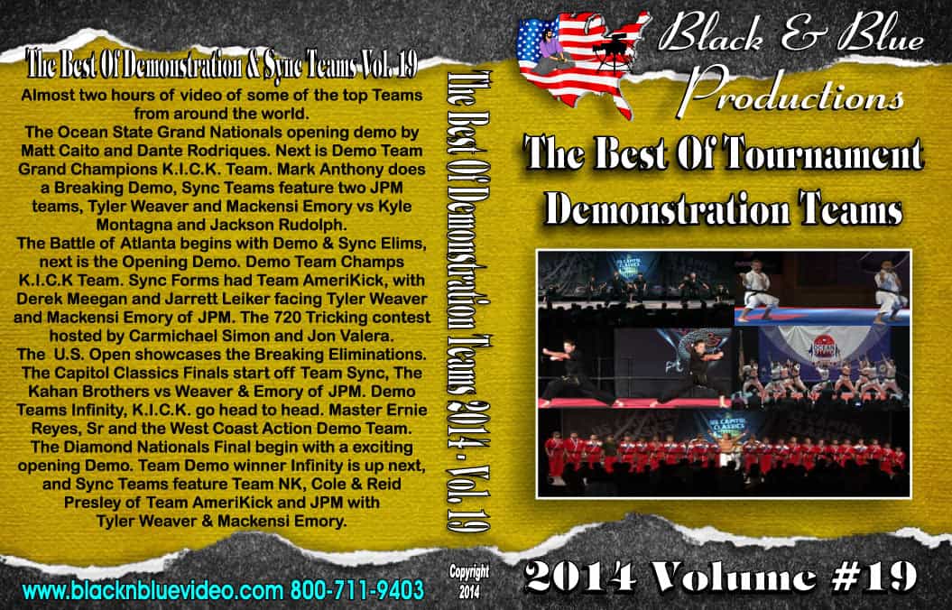 2014 #19 Best Tournament Karate Demonstration Teams Sync Forms Kata Dvd