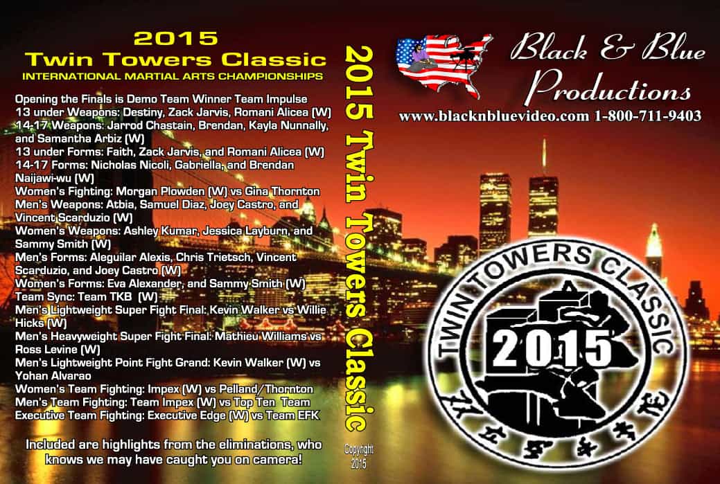 2015 Twin Towers New York Karate Martial Arts Classic Tournament Dvd Sparring