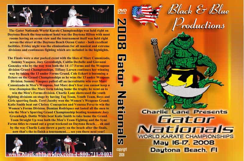 2008 Florida Gator Nationals World Championship Karate Tournament Dvd Sparring