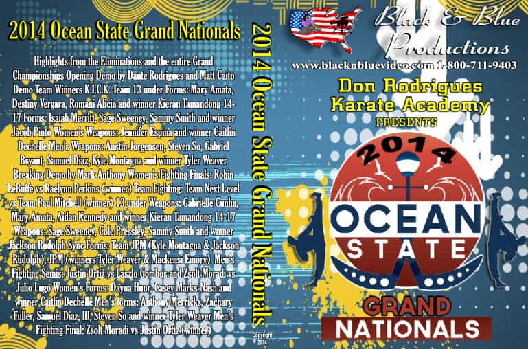 2014 Ocean State Grand Nationals Karate Martial Art Tournament Dvd Sparring Kata