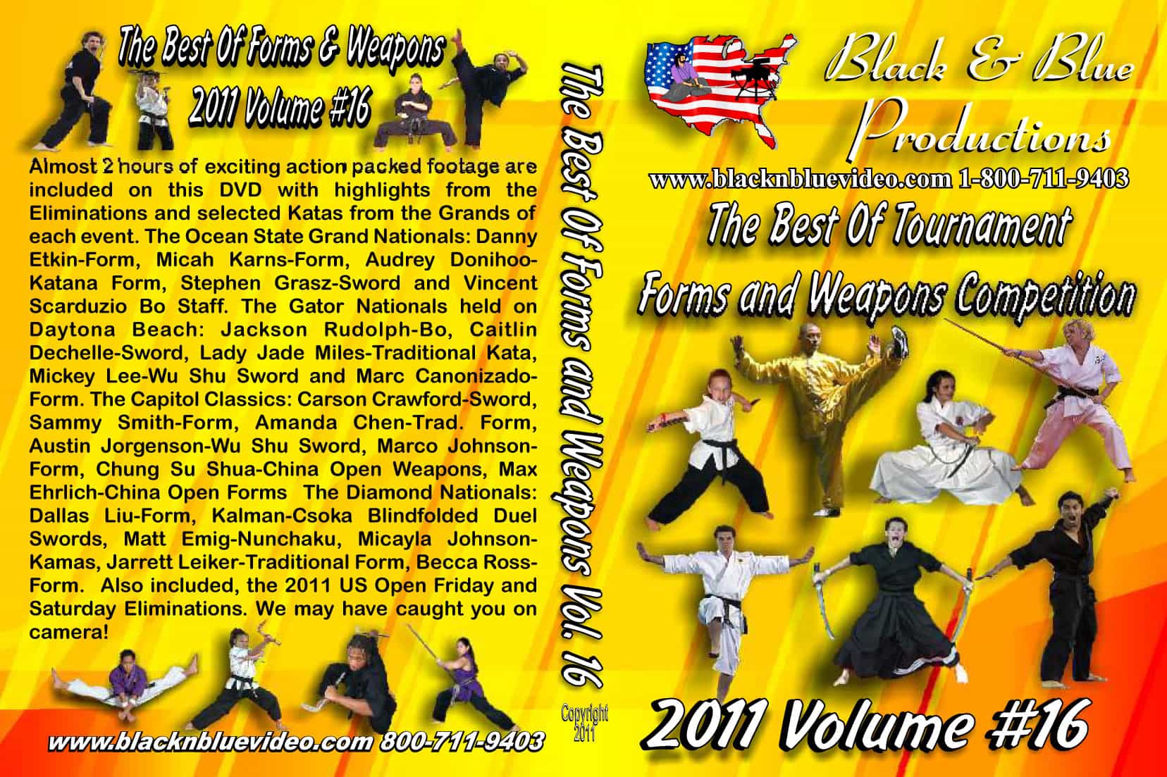 2011 #16 Best Of Karate Martial Arts Tournament Champion Forms Kata Weapons Dvd
