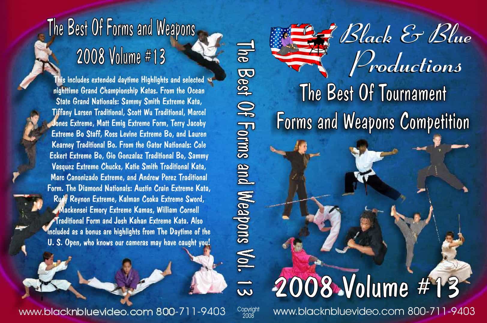 2008 Best Tournament Grand Championship Karate Forms Kata & Weapons #13 Dvd