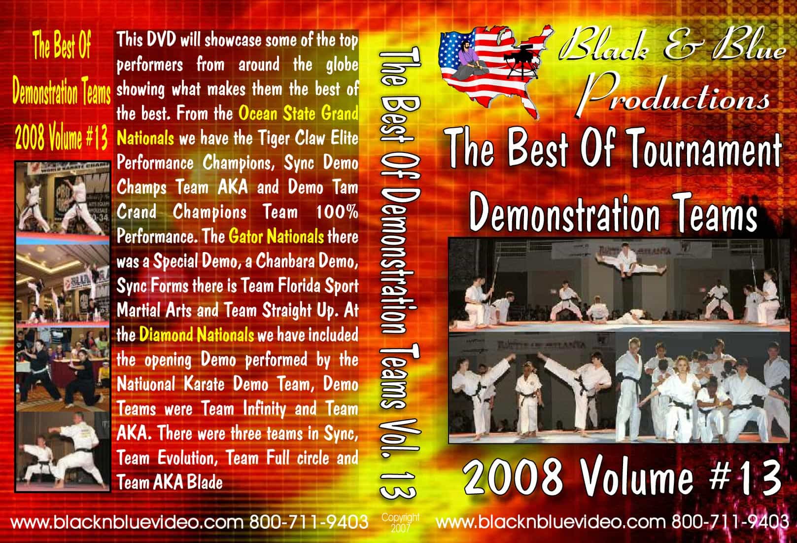 2008 Best Tournament Karate Demo Teams #13 Forms Weapons Dvd