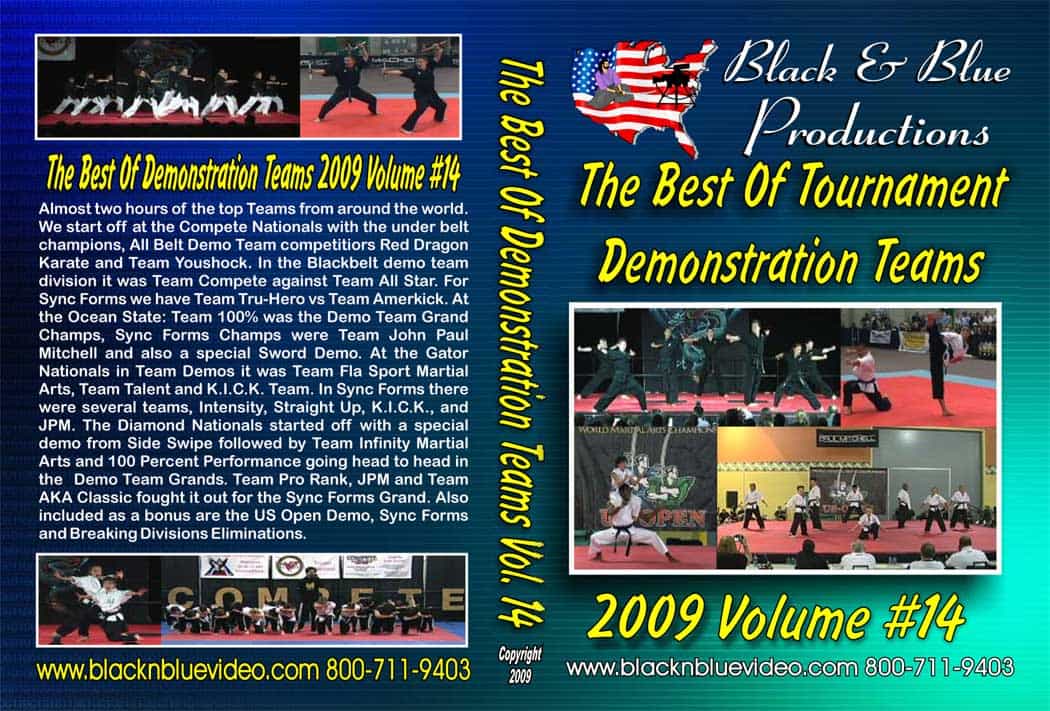 2009 Best Tournament Karate Demo Teams #14 Forms Weapons Breaking Dvd