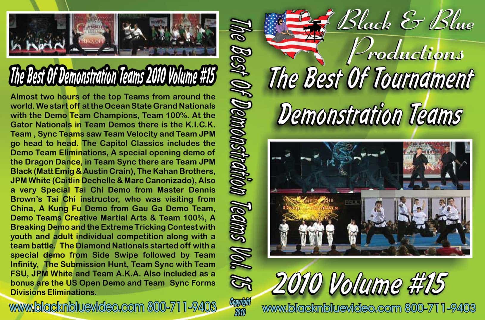 2010 Best Tournament Karate Demonstration & Sync Forms Teams #15 Dvd